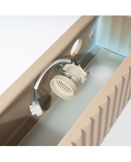 Kinkiet ceramiczny RIGATA taupe