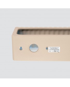 Kinkiet ceramiczny RIGATA taupe