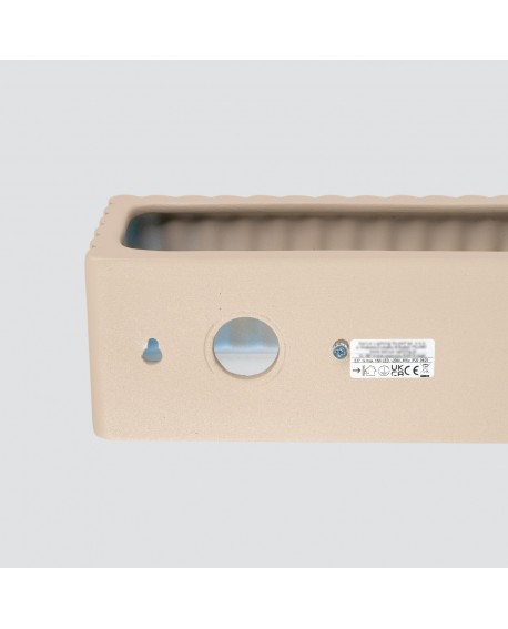 Kinkiet ceramiczny RIGATA taupe