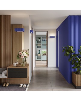 Kinkiet ceramiczny RIGATA ultramaryna