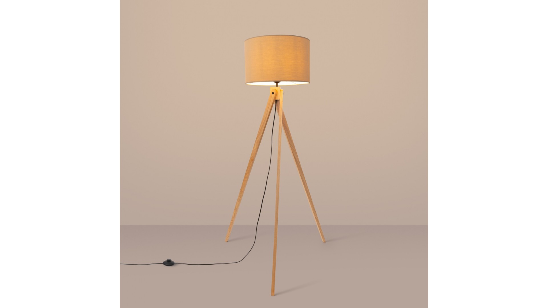 Lampa podłogowa NATT taupe