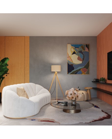 Lampa podłogowa NATT taupe