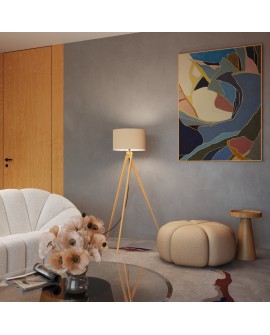 Lampa podłogowa NATT taupe