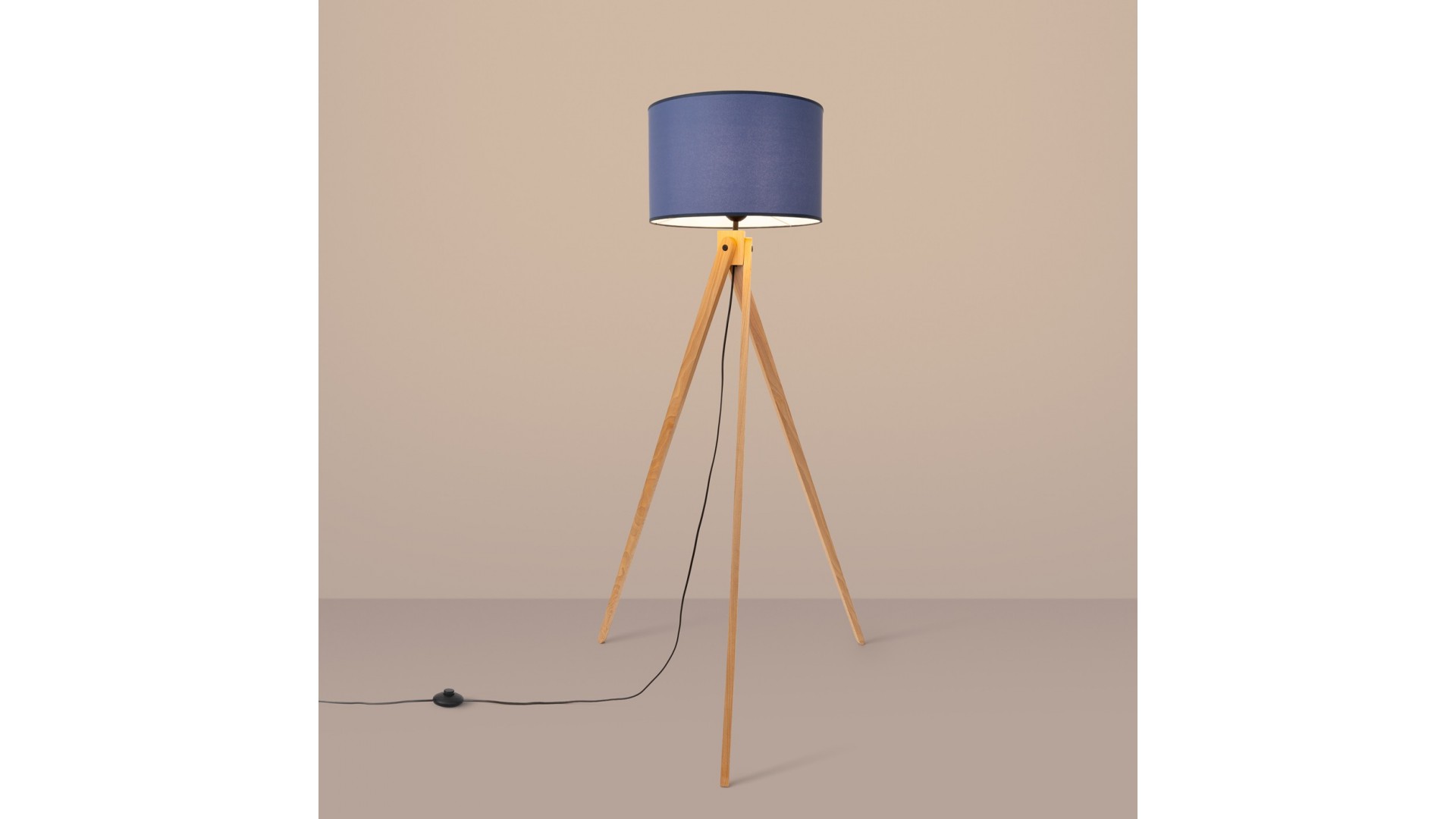 Lampa podłogowa NATT granat