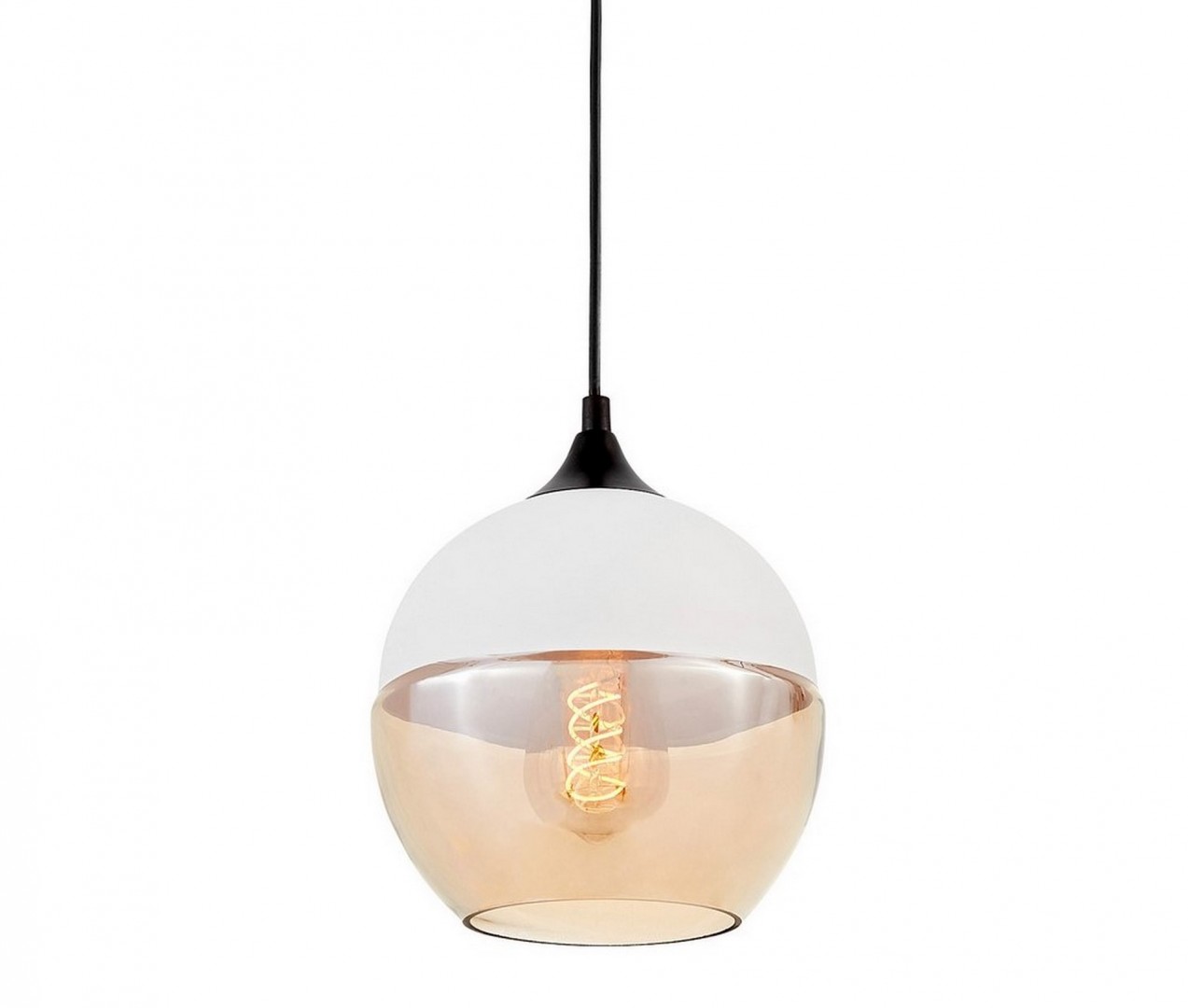 LAMPA WISZĄCA NOWOCZESNA LOFT BIAŁA ALBION LUMINA DECO