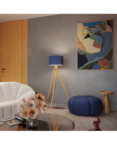 Lampa podłogowa NATT granat