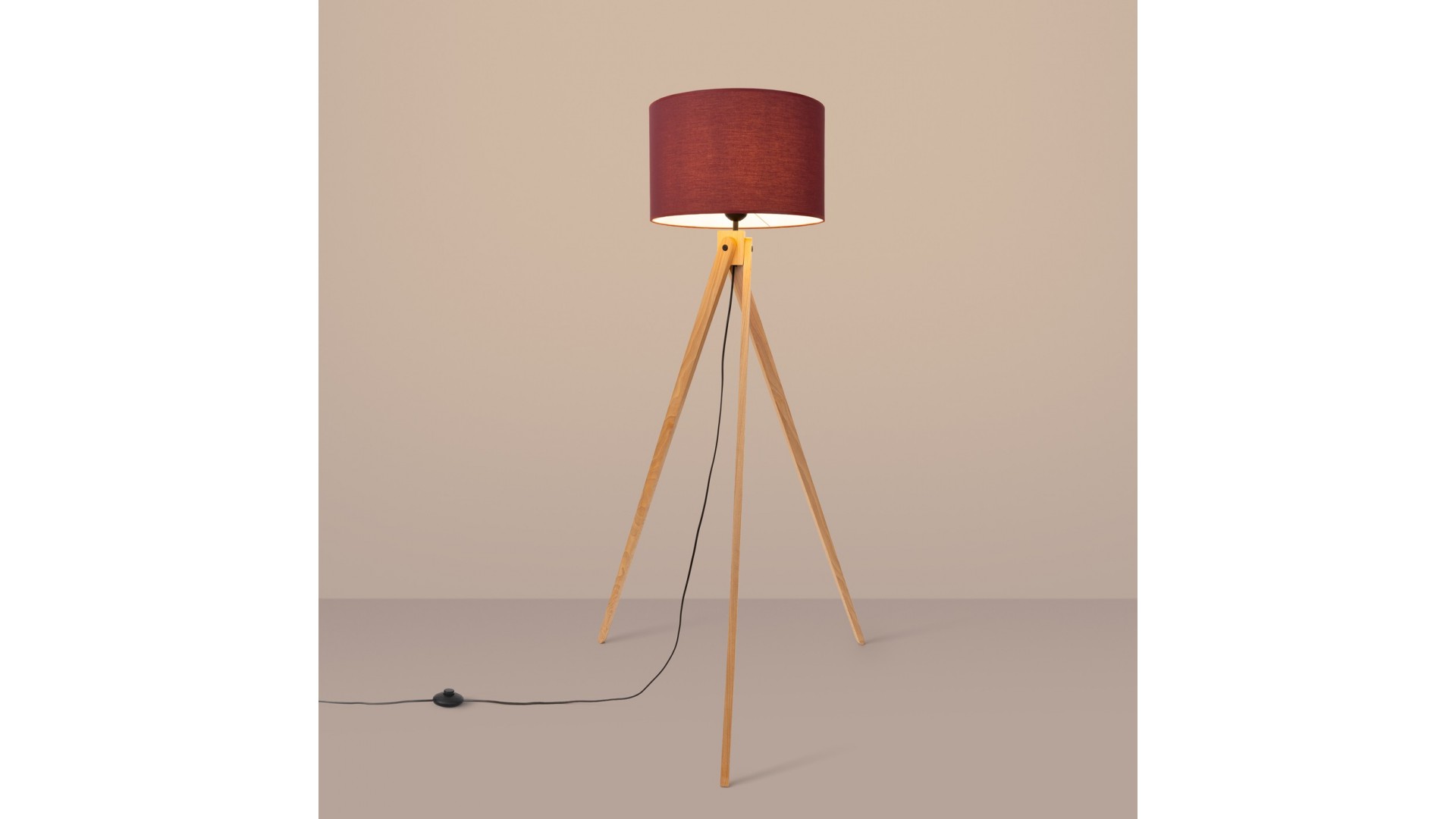Lampa podłogowa NATT burgund