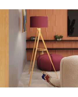 Lampa podłogowa NATT burgund