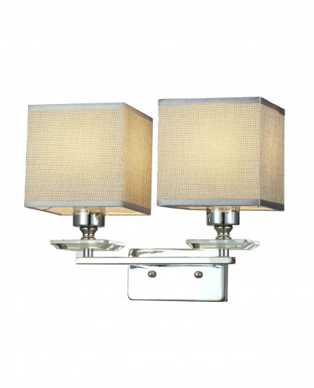 LAMPA ŚCIENNA KINKIET CHROMOWANY LINIANO W2