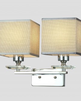 LAMPA ŚCIENNA KINKIET CHROMOWANY LINIANO W2
