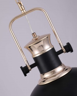 LAMPA WISZĄCA LOFT CZARNA BATORE W1