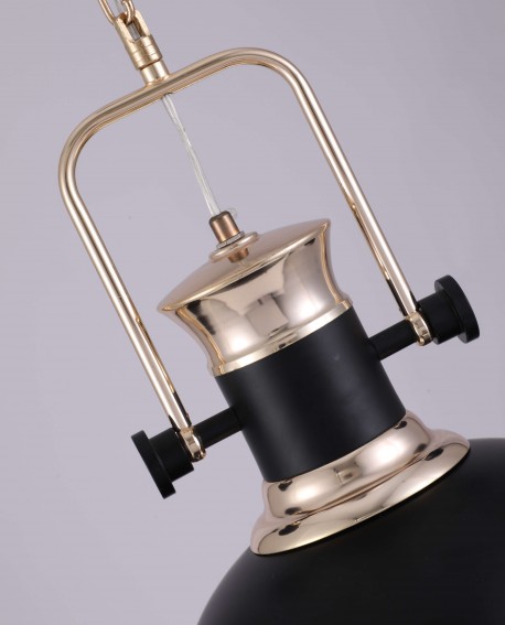 LAMPA WISZĄCA LOFT CZARNA BATORE W1