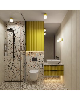 Kinkiet ZORI żółty IP44