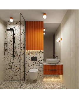 Kinkiet ZORI pomarańczowy IP44