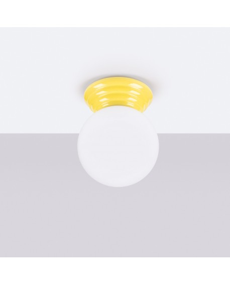 Plafon ZORI żółty IP44