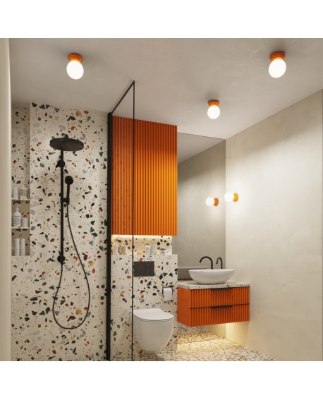 Plafon ZORI pomarańczowy IP44