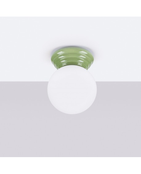 Plafon ZORI zielony IP44