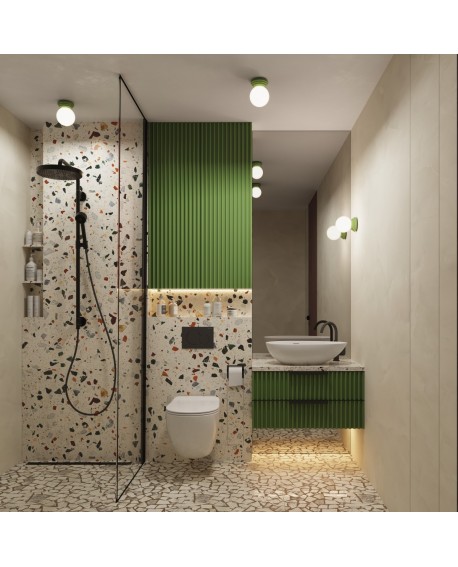 Plafon ZORI zielony IP44