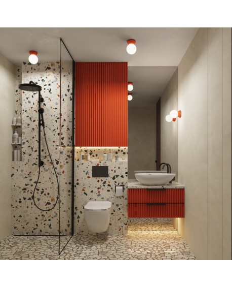 Plafon ZORI brzoskwiniowy IP44