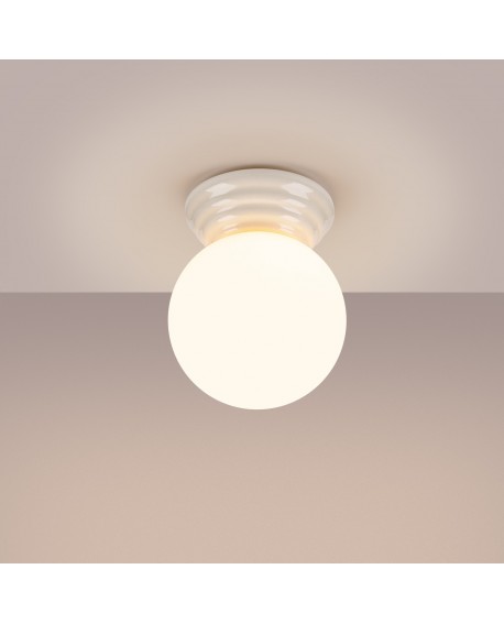 Plafon ZORI biały IP44