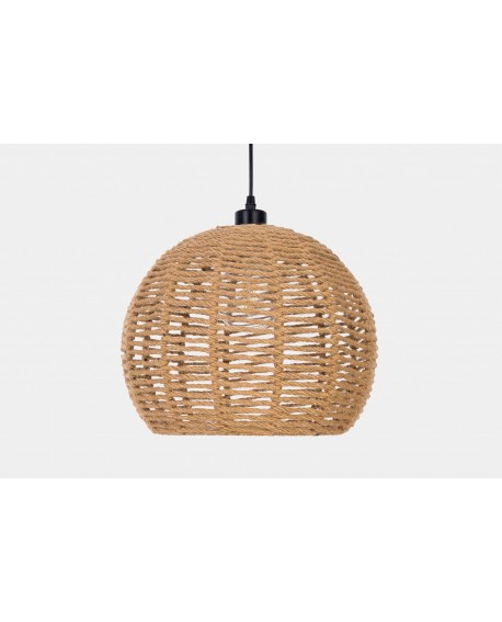 NOWOCZESNA LAMPA WISZĄCA SUFITOWA PLECIONY ŻYRANDOL BOHO 35 CM