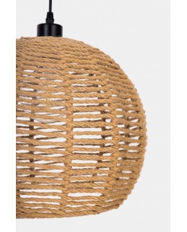 NOWOCZESNA LAMPA WISZĄCA SUFITOWA PLECIONY ŻYRANDOL BOHO 35 CM