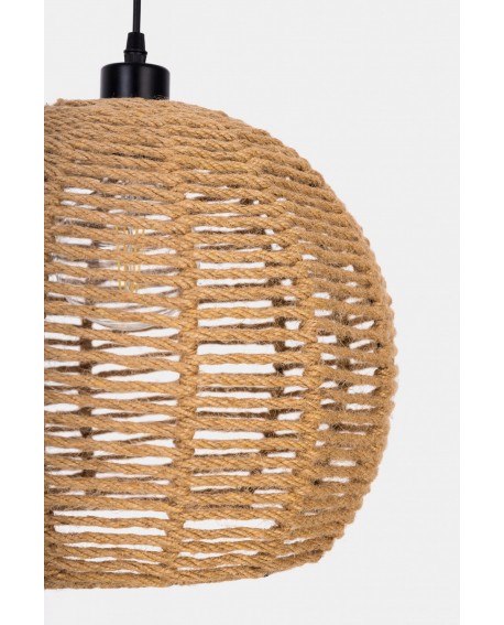 NOWOCZESNA LAMPA WISZĄCA SUFITOWA PLECIONY ŻYRANDOL BOHO 35 CM