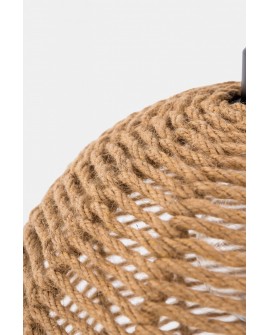 NOWOCZESNA LAMPA WISZĄCA SUFITOWA PLECIONY ŻYRANDOL BOHO 35 CM