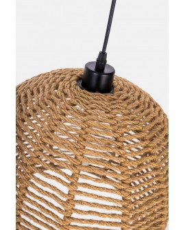 NOWOCZESNA LAMPA WISZĄCA SUFITOWA PLECIONY ŻYRANDOL BOHO 35 CM