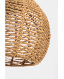 NOWOCZESNA LAMPA WISZĄCA SUFITOWA PLECIONY ŻYRANDOL BOHO 35 CM