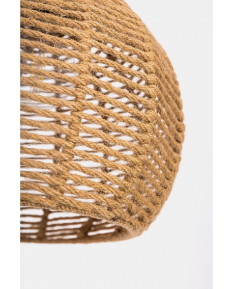 NOWOCZESNA LAMPA WISZĄCA SUFITOWA PLECIONY ŻYRANDOL BOHO 35 CM