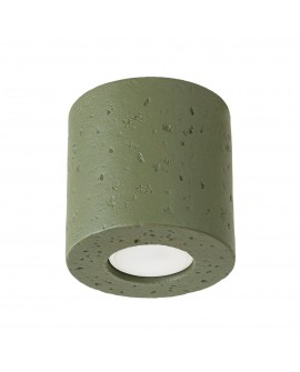 Plafon ORBIS beton zielona oliwka