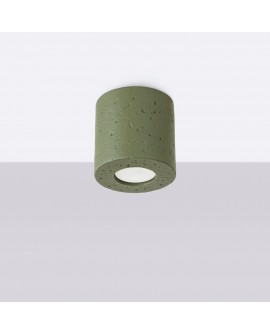 Plafon ORBIS beton zielona oliwka