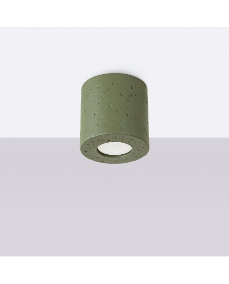 Plafon ORBIS beton zielona oliwka