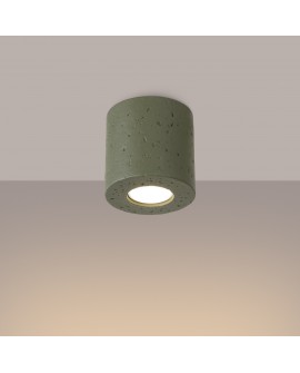 Plafon ORBIS beton zielona oliwka