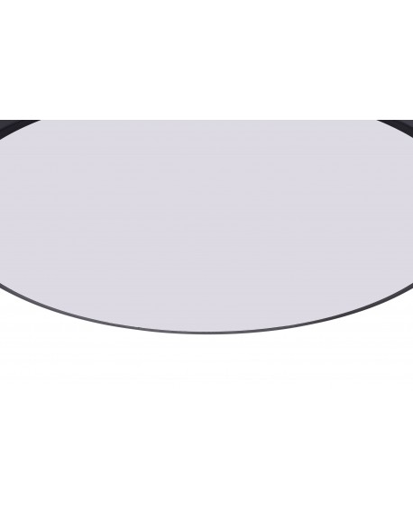 lampa sufitowa orbo d40 lampit, widok od spodu na biały klosz nowoczesnego plafonu