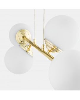 NOWOCZESNA LAMPA WISZĄCA KLASYCZNE ZŁOTO FINO W4