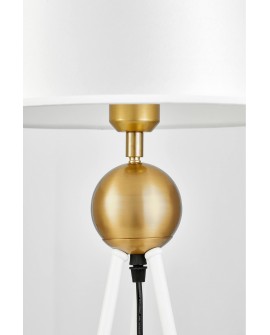 LAMPA NOCNA BIAŁO-ZŁOTA BELFORTE