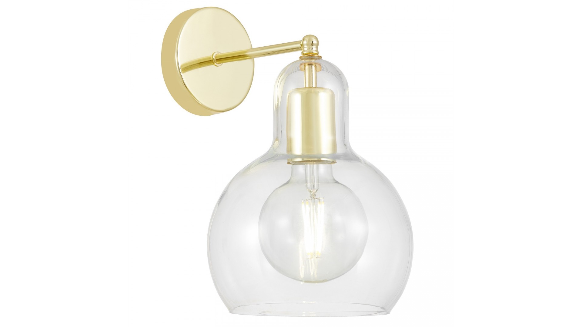LAMPA ŚCIENNA KINKIET NOWOCZESNY KLASYCZNY ZŁOTY MORO 1A