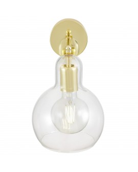 LAMPA ŚCIENNA KINKIET NOWOCZESNY KLASYCZNY ZŁOTY MORO 1A