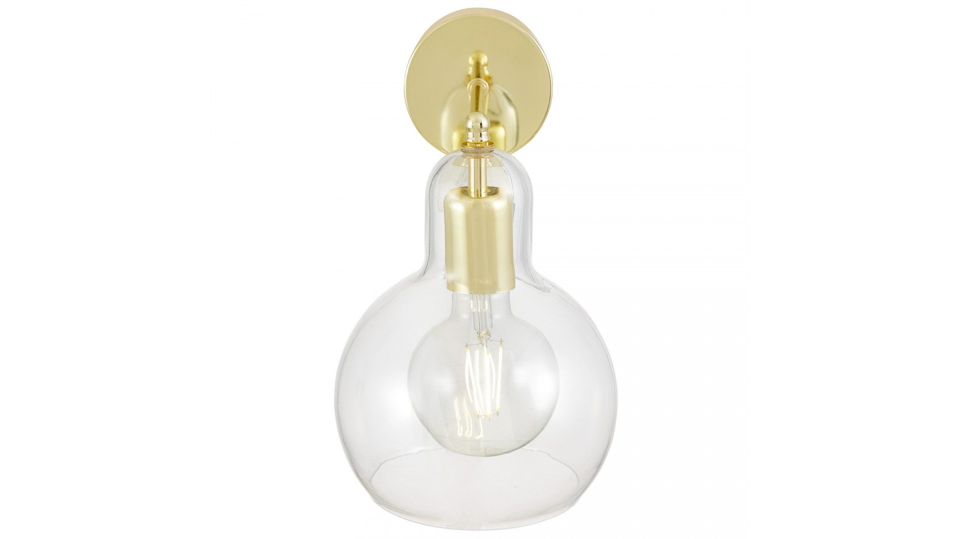 LAMPA ŚCIENNA KINKIET NOWOCZESNY KLASYCZNY ZŁOTY MORO 1A