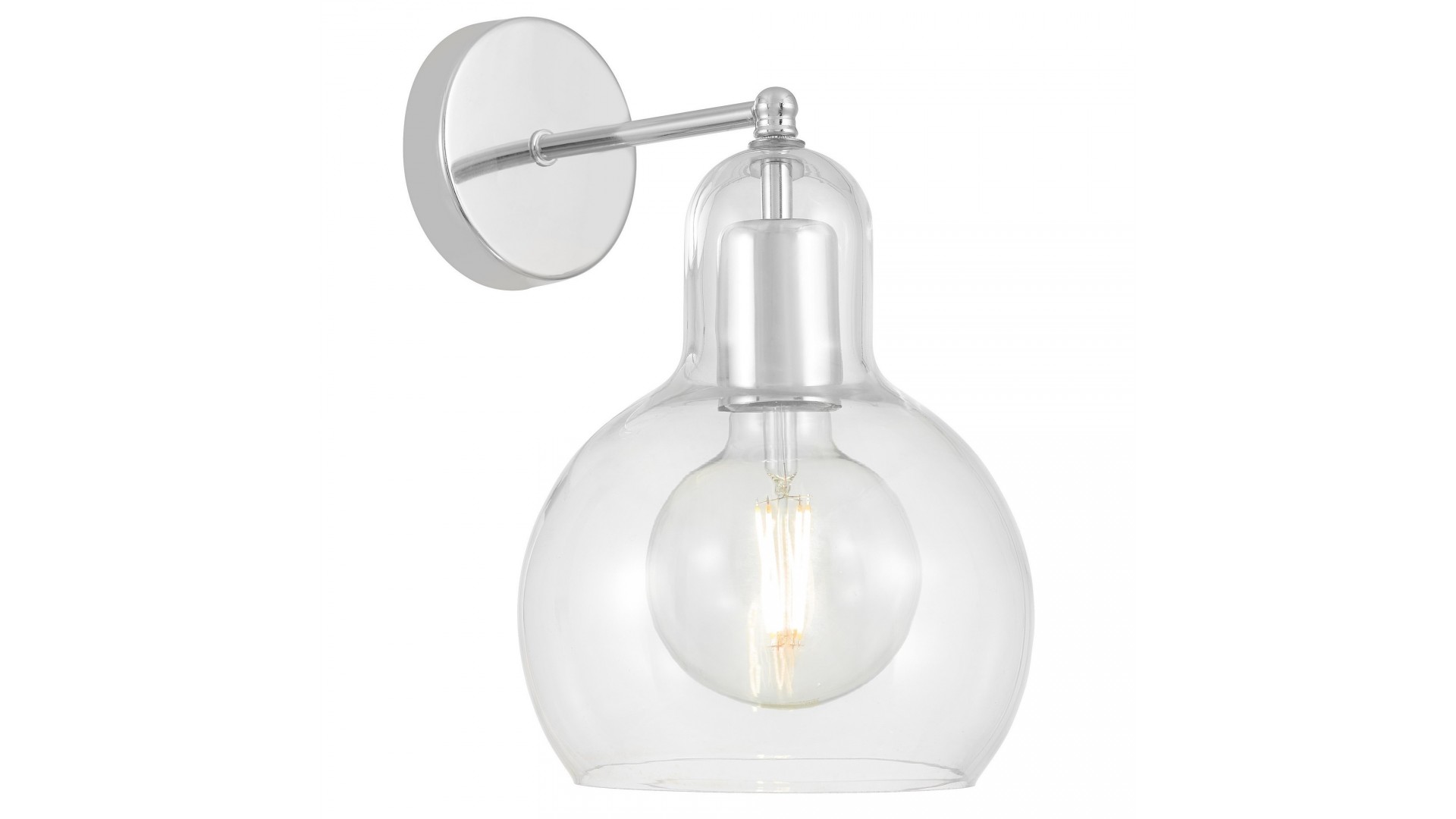LAMPA ŚCIENNA KINKIET NOWOCZESNY CHROMOWANY MORO 1A