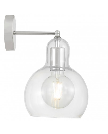 LAMPA ŚCIENNA KINKIET NOWOCZESNY CHROMOWANY MORO 1A