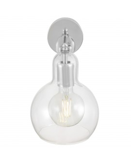 LAMPA ŚCIENNA KINKIET NOWOCZESNY CHROMOWANY MORO 1A