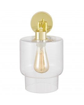 LAMPA ŚCIENNA KINKIET NOWOCZESNY KLASYCZNY ZŁOTY MORO 1C