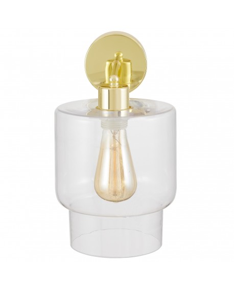 LAMPA ŚCIENNA KINKIET NOWOCZESNY KLASYCZNY ZŁOTY MORO 1C