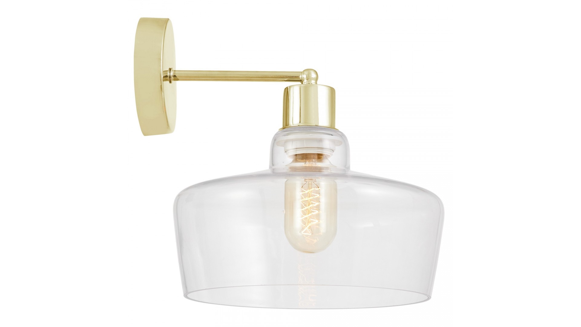 LAMPA ŚCIENNA KINKIET NOWOCZESNY KLASYCZNY ZŁOTY MORO 1D