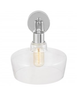 LAMPA ŚCIENNA KINKIET NOWOCZESNY CHROMOWANY MORO 1D