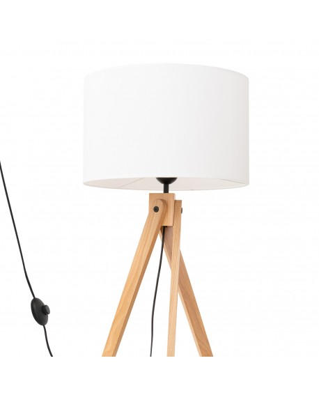 Lampa podłogowa NATT biała