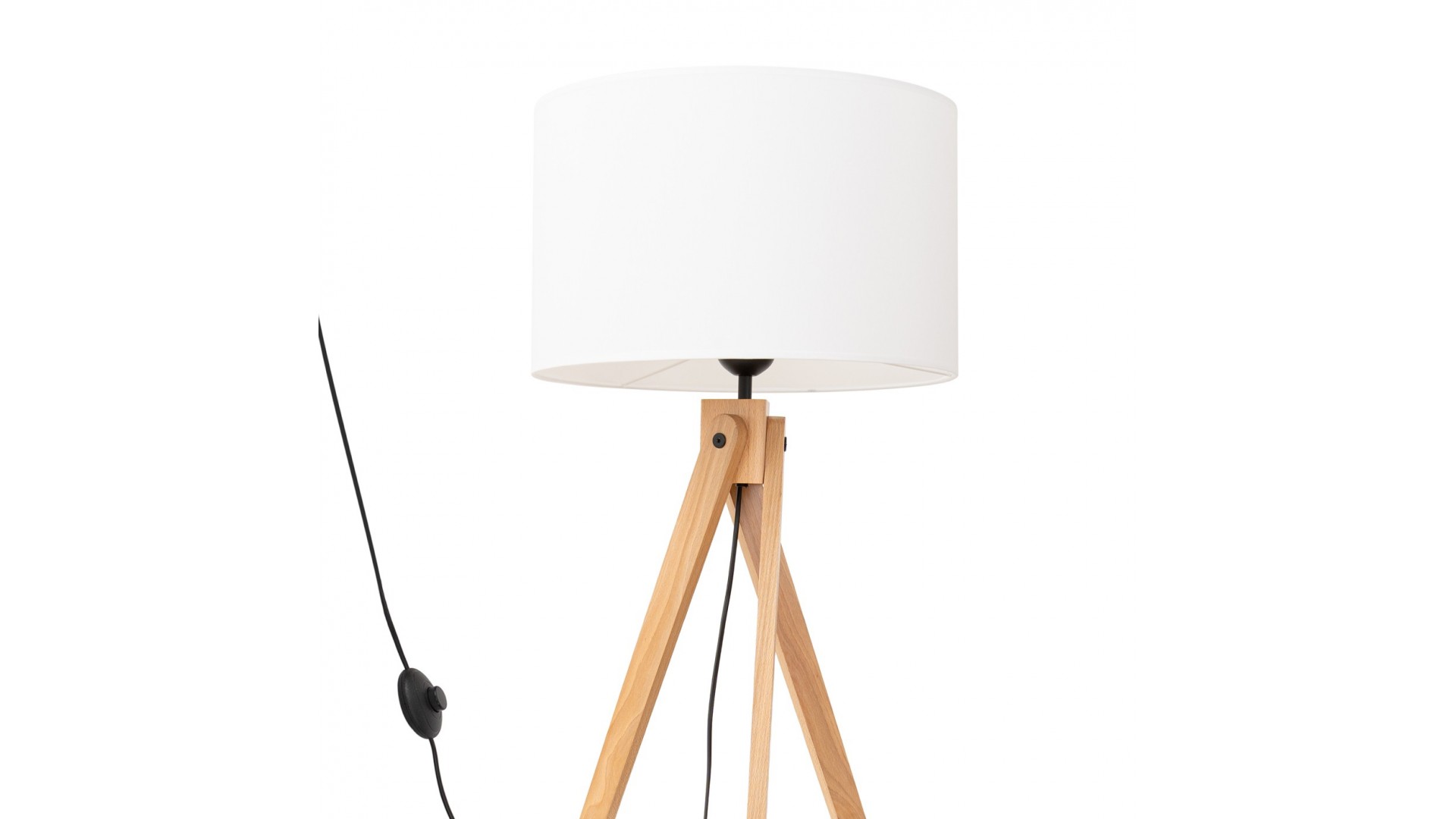 Lampa podłogowa NATT biała